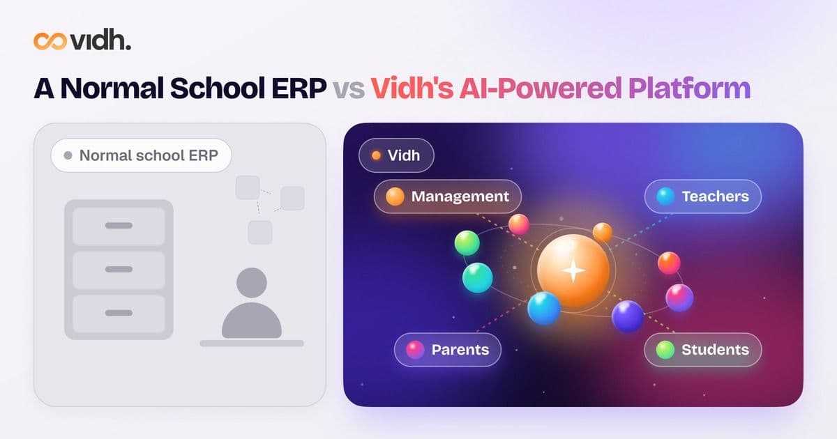 A Normal School ERP vs Vidh's AI-Powered Platform